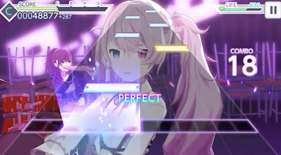 プロセカの高難易度プレイ画面